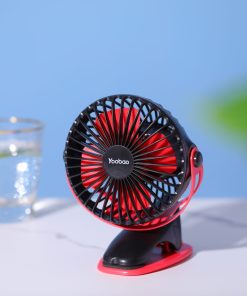 Quạt Kẹp Tích Điện YOOBAO F04 6400mAh – Quạt Để Bàn, Xe Đẩy, Nôi Em Bé Đế Kẹp Đa Năng, Tốc Độ Gió Linh Hoạt