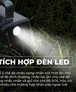 Trạm Sạc Dự Phòng Yoobao EN300WLPD 220V - 72,000mAh, Cổng Điện 220V/300W, cho quạt đèn, Tích Hợp Đèn Pin cho dã ngoại