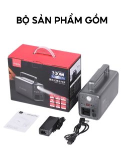 Trạm Sạc Dự Phòng Yoobao EN300WLPD 220V - 72,000mAh, Cổng Điện 220V/300W, cho quạt đèn, Tích Hợp Đèn Pin cho dã ngoại