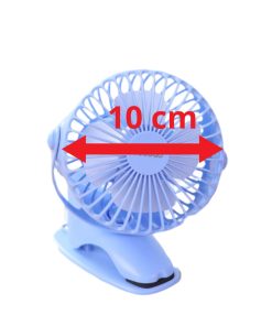 Quạt Kẹp Tích Điện YOOBAO F04 6400mAh – Quạt Để Bàn, Xe Đẩy, Nôi Em Bé Đế Kẹp Đa Năng, Tốc Độ Gió Linh Hoạt