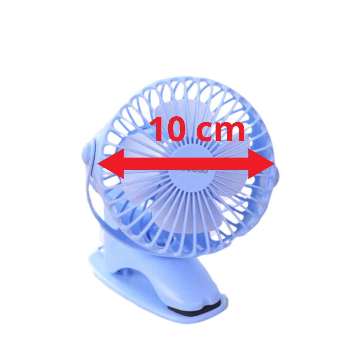 Quạt Kẹp Tích Điện YOOBAO F04 6400mAh – Quạt Để Bàn, Xe Đẩy, Nôi Em Bé Đế Kẹp Đa Năng, Tốc Độ Gió Linh Hoạt