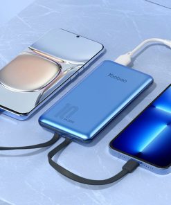 Pin Sạc Dự Phòng 20W Yoobao LC2 10000mAh – Siêu Mỏng Vỏ Hợp Kim, Sạc Nhanh, Tích Hợp 2 Dây Sạc USB Type-C
