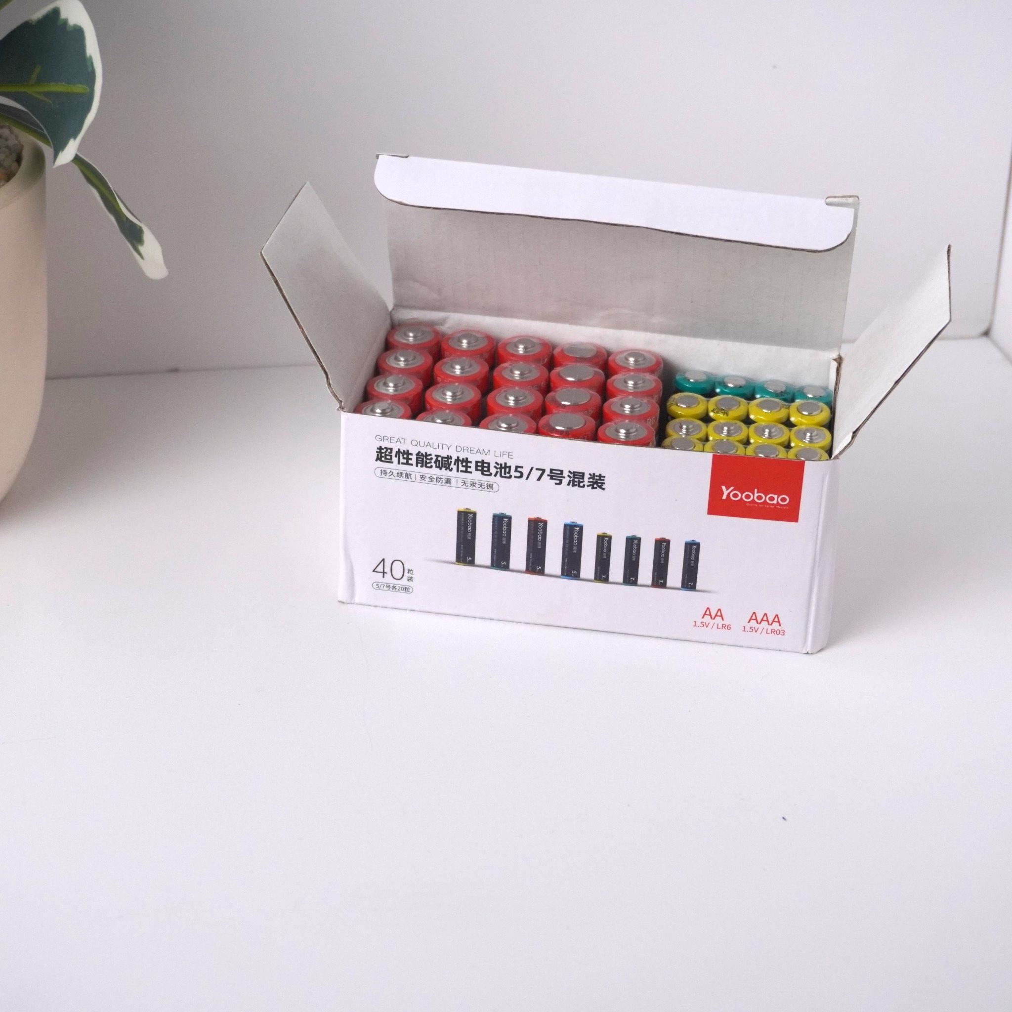 Pin Kiềm AA & AAA YOOBAO – Hiệu Suất Cao, Bền Bỉ, An Toàn