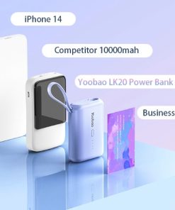 Pin Sạc Dự Phòng Yoobao LK-PD20 10000mAh - Sạc Nhanh 2 Cổng 22.5W, Công Nghệ PD20W và QC3.0