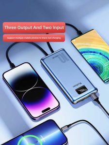 Pin Sạc Dự Phòng YOOBAO LC6 PRO 20000mAh 22.5W – Màn Hình Hiển Thị, Vỏ Hợp Kim Chống Vân Tay, Tích Hợp 2 Cáp Type C và L