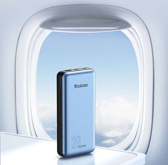 Pin Sạc Dự Phòng 20000mAh 22.5W YOOBAO LC6 - Sạc Nhanh PD65W, Tích Hợp 2 Cáp Sạc Type C và L, Vỏ Hợp Kim Chống Vân Tay