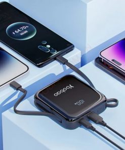 Pin Sạc Dự Phòng Yoobao LK10 10000mAh - Sạc Nhanh PD20W, QC 3.0, SCP 22.5W, Dây Sạc Tích Hợp Type-C & Lightning