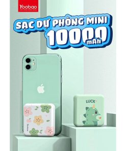 Pin Sạc Dự Phòng Mini 10000mAh Yoobao 6024 miniQ – Thiết Kế Gọn Nhẹ, Sạc Nhanh