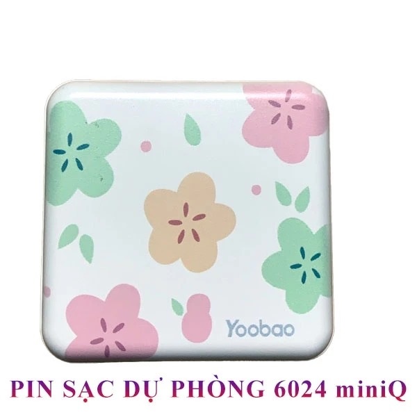 Pin Sạc Dự Phòng Mini 10000mAh Yoobao 6024 miniQ – Thiết Kế Gọn Nhẹ, Sạc Nhanh