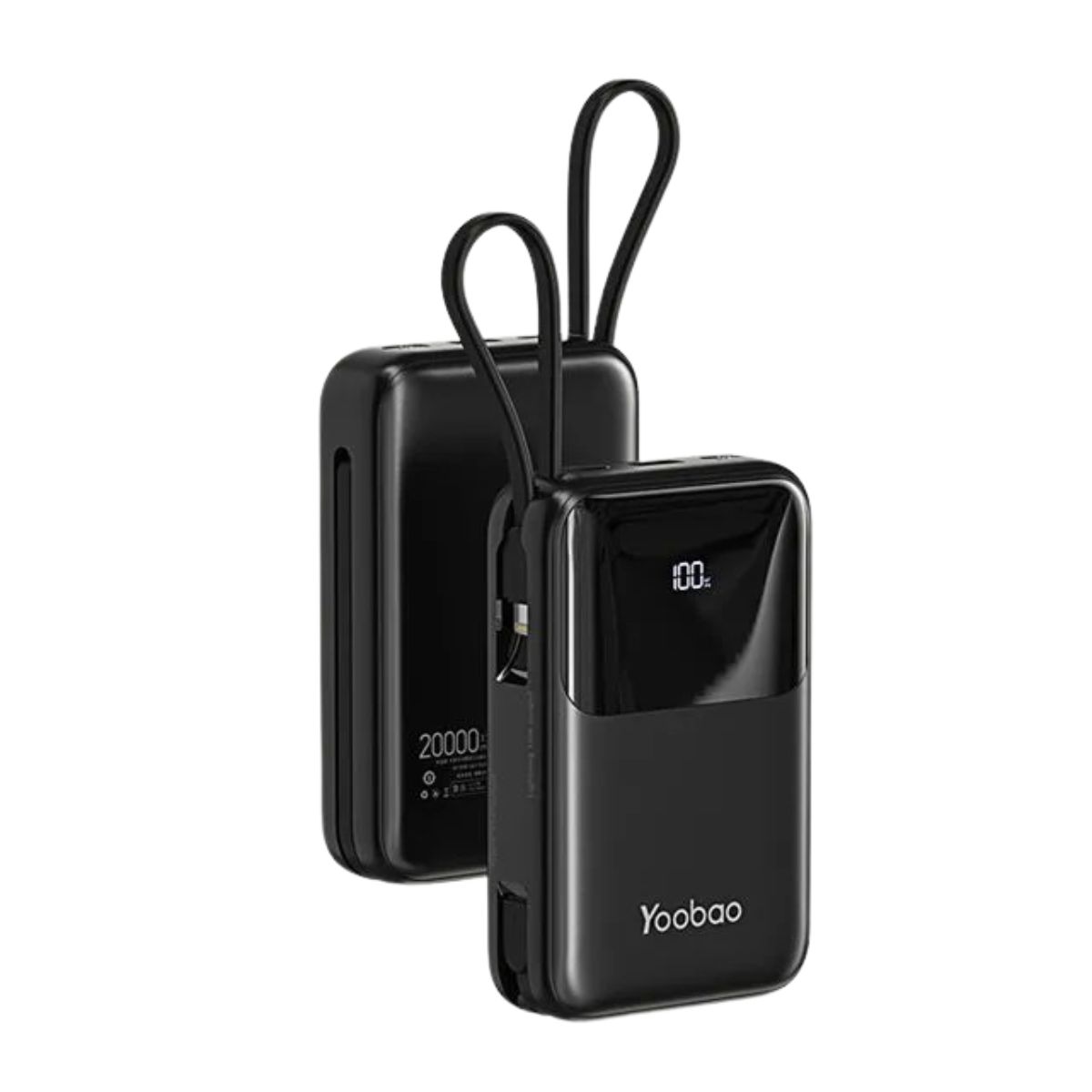 Pin Sạc Dự Phòng 20000mAh YOOBAO LQ20 30W – Công Nghệ Sạc Nhanh PD20W, QC3.0, SCP22.5W, Màn Hình Hiển Thị, Có Kèm Dây Sạc