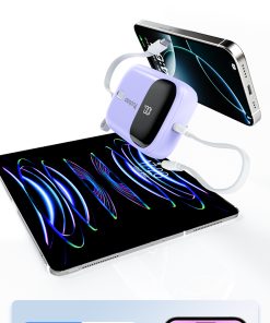 Pin Sạc Dự Phòng Yoobao Z5 10000mAh chuẩn 3C/CCC - Sạc Nhanh PD20W, Tích Hợp Cáp Type-C và Lightning